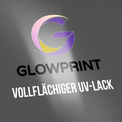 Demoansicht für vollflächigen UV-Lack