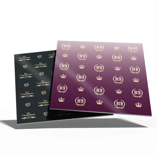 Zwei Fotohintergrundplatten in schwarz und bordeaux