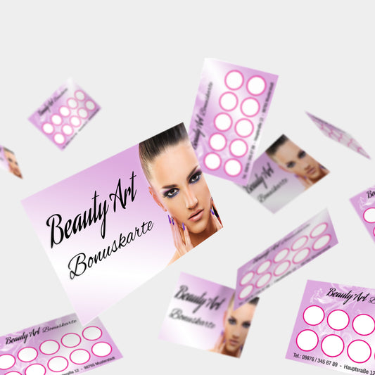 Mehrere Bonuskarten die vom Himmel fallen